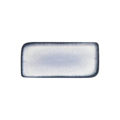 Occhio 14.25" x 6.5" x h:0" Rectangular Blue Vitrified Platter