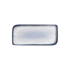 Occhio 14.25" x 6.5" x h:0" Rectangular Blue Vitrified Platter