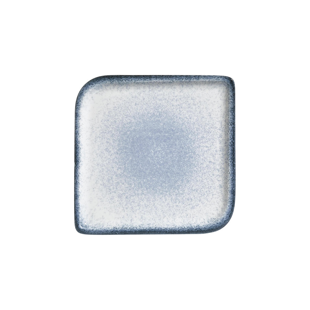 Occhio 11" x 11" Square Blue Vitrified Plate
