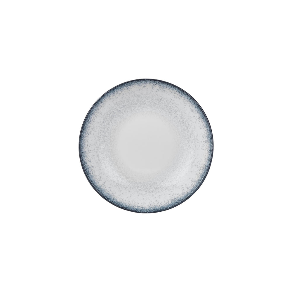 Occhio dia.9.75" h:0" 44 oz. Round Blue Vitrified Deep Plate