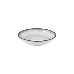 Occhio dia.11" h:0" 57 oz. Round Blue Vitrified Deep Plate