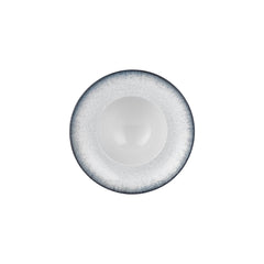 Occhio dia.9.75" h:0" 14 oz. Round Blue Vitrified Deep Plate
