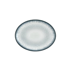 Occhio 12.25" x 9.5" x h:1" Oval Blue Vitrified Platter