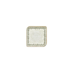 Oliva 6" x 6" Square Green Vitrified Plate