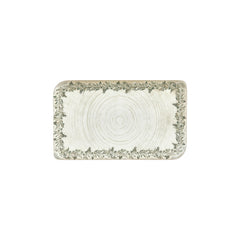 Oliva 11.75" x 7" x h:0" Rectangular Green Vitrified Platter