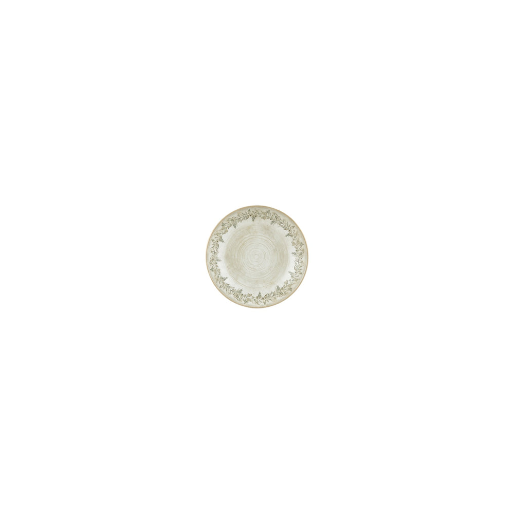 Oliva dia.4.25" h:0" 3 oz. Round Green Vitrified Deep Plate
