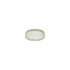 Oliva 6" x 3.5" x h:0" Oval Green Vitrified Platter
