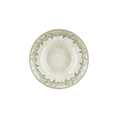 Oliva dia.10.75" h:0" 17 oz. Round Green Vitrified Deep Plate