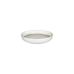 Ephyra dia.9" h:0" 42 oz. Round Gray Vitrified Deep Plate