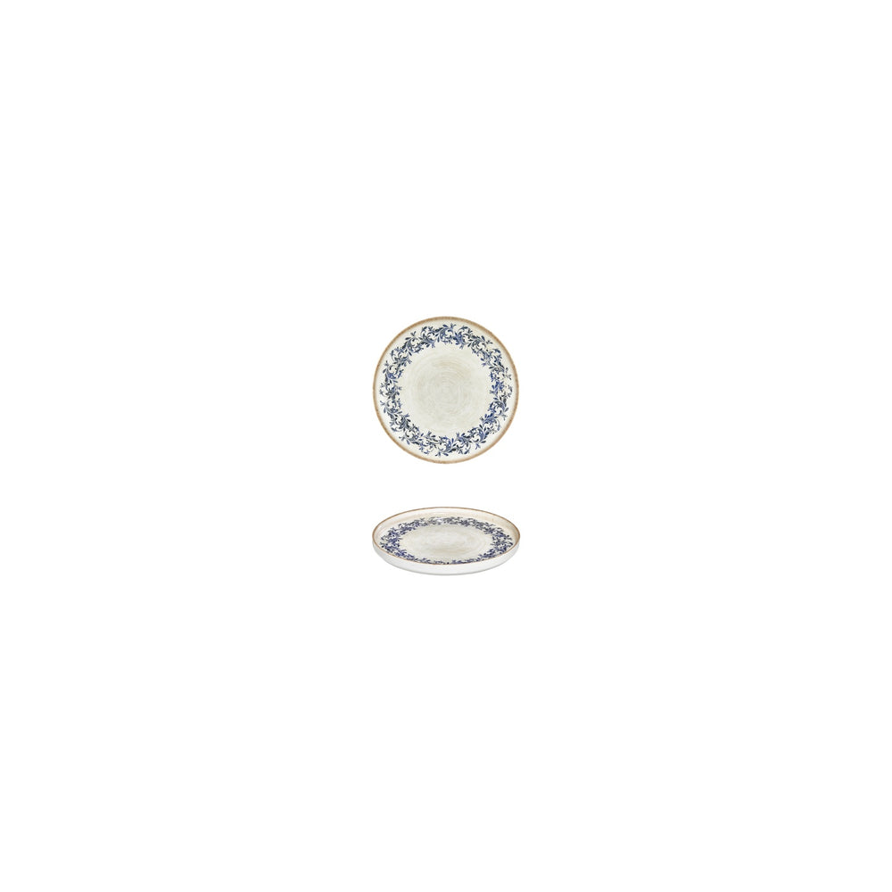 Kario dia.3.5" h:0" Round Blue Vitrified Deep Plate