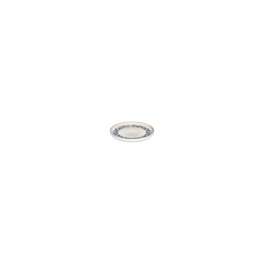 Kario dia.3.5" h:0" Round Blue Vitrified Deep Plate