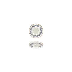 Kario dia.4.25" h:0" Round Blue Vitrified Deep Plate