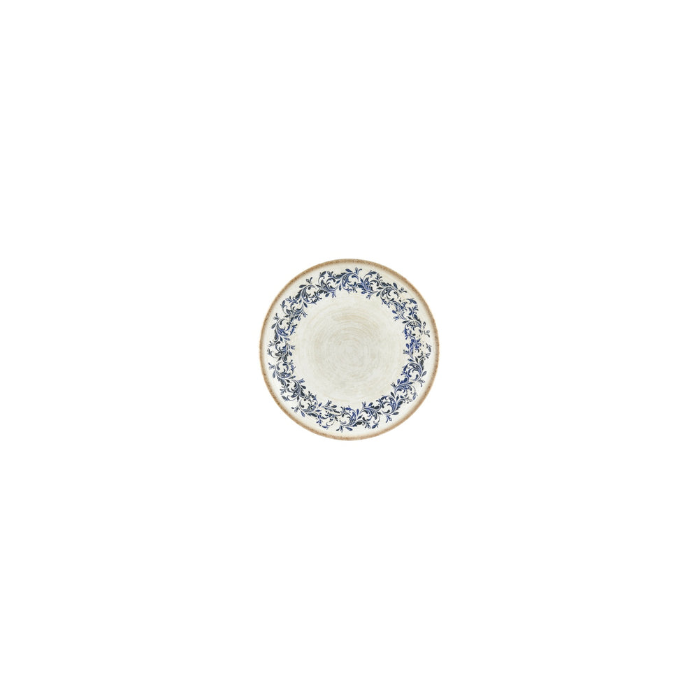 Kario dia.5.5" h:0" Round Blue Vitrified Deep Plate