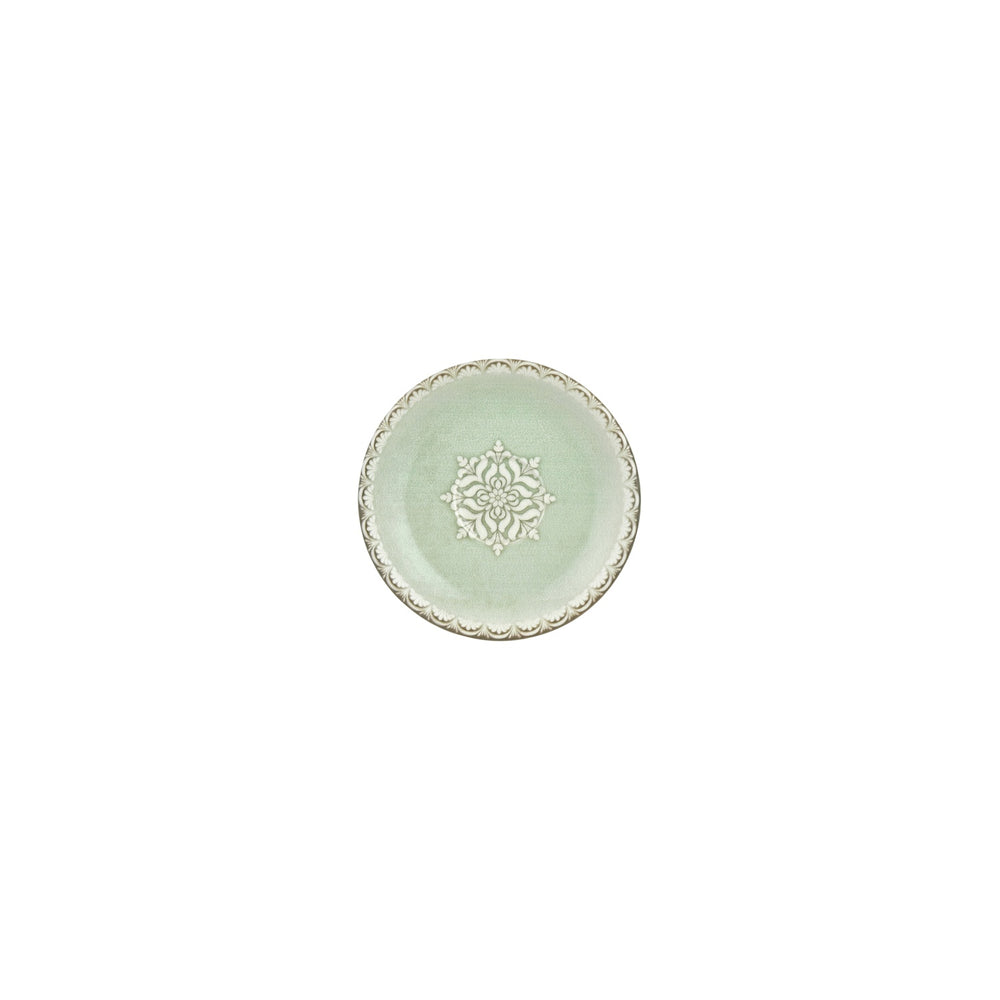 Rome dia.4.75" Round Green Vitrified Saucer