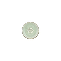 Rome dia.4.75" Round Green Vitrified Saucer