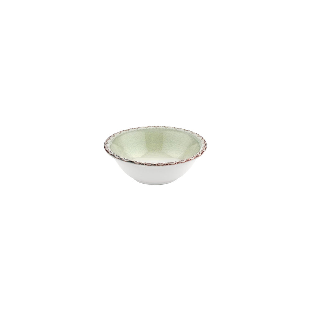 Rome dia.7" h:0" 22 oz. Round Green Vitrified Bowl