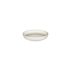 Oliva dia.7.5" h:0" 24 oz. Round Green Vitrified Deep Plate