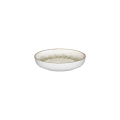 Oliva dia.9" h:0" 42 oz. Round Green Vitrified Deep Plate