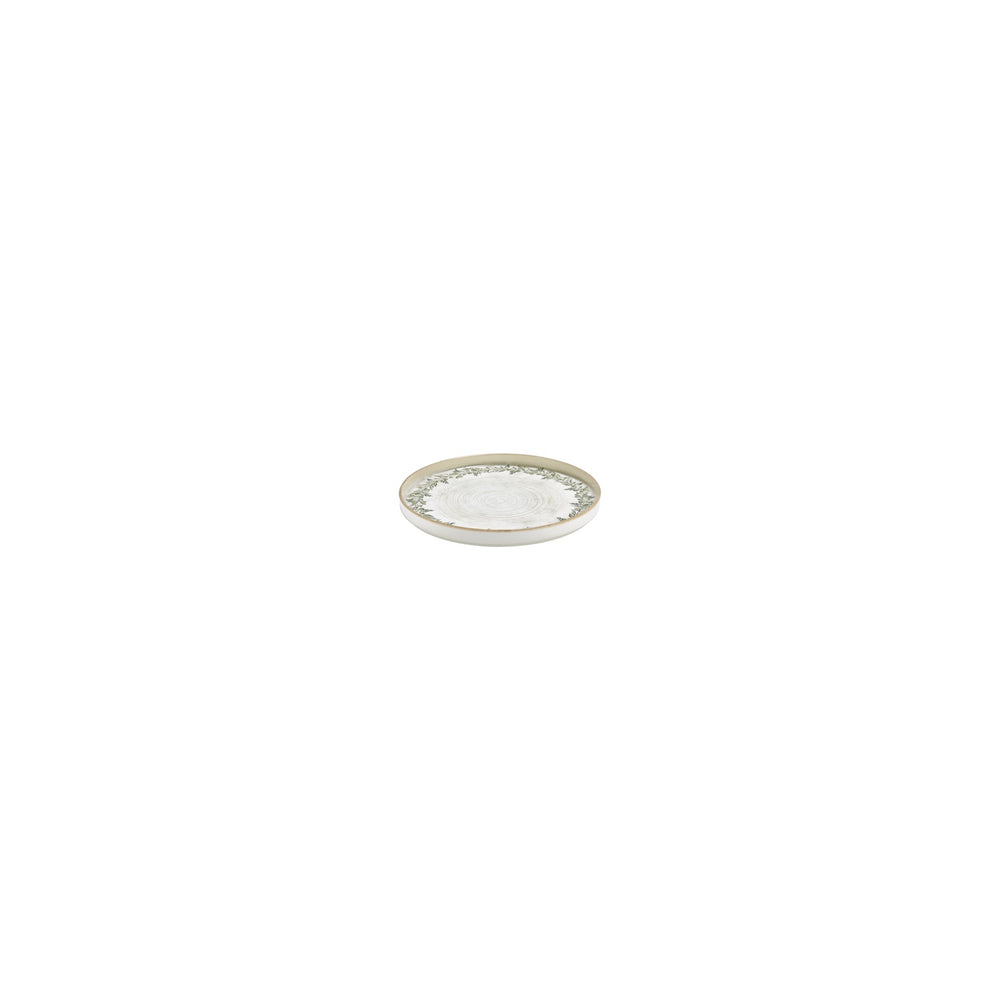 Oliva dia.4.25" h:0" Round Green Vitrified Deep Plate