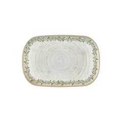 Oliva 13.5" x 9" x h:0" Oval Green Vitrified Platter