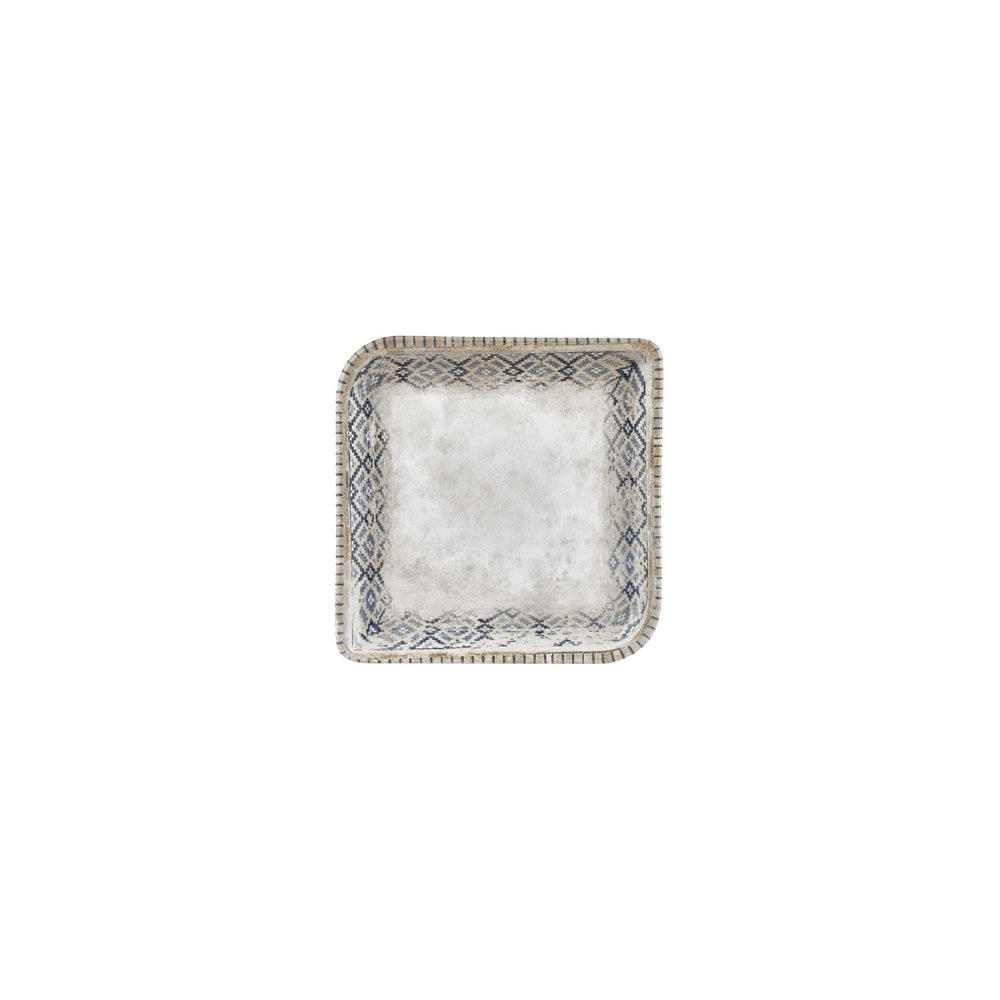 Zafira 6" x 6" Square Beige Vitrified Plate