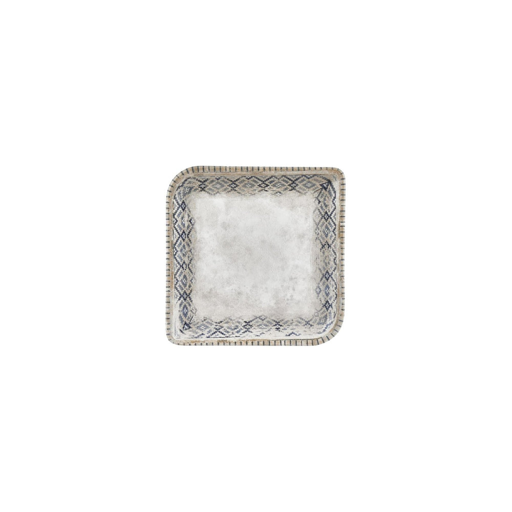 Zafira 7.5" x 7.5" Square Beige Vitrified Plate