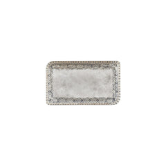 Zafira 9.5" x 6" Rectangular Beige Vitrified Plate