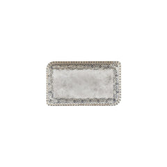 Zafira 9.5" x 6" Rectangular Beige Vitrified Plate