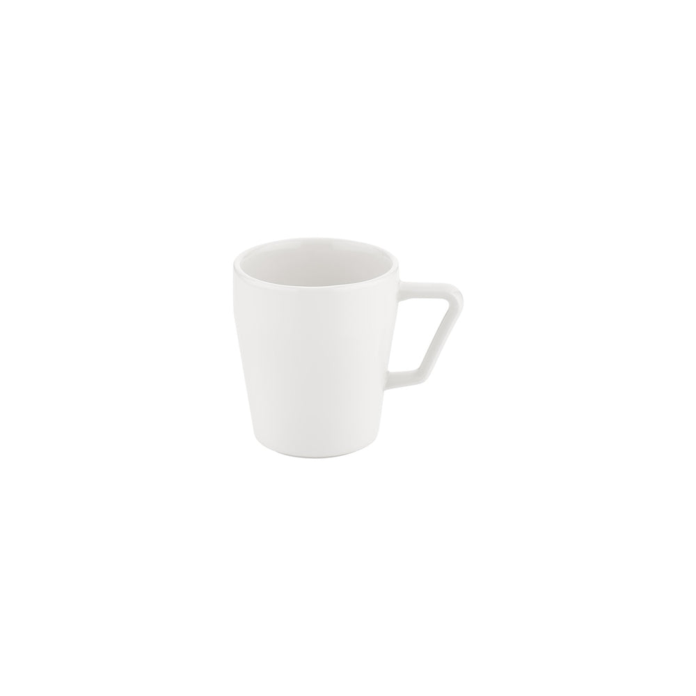 Smooth White dia.4" h:0" 11 oz. Round Warm White Vitrified Mug
