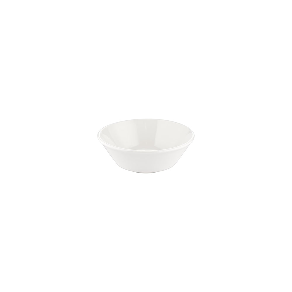Smooth White dia.5.5" h:0" 12 oz. Round Warm White Vitrified Bowl