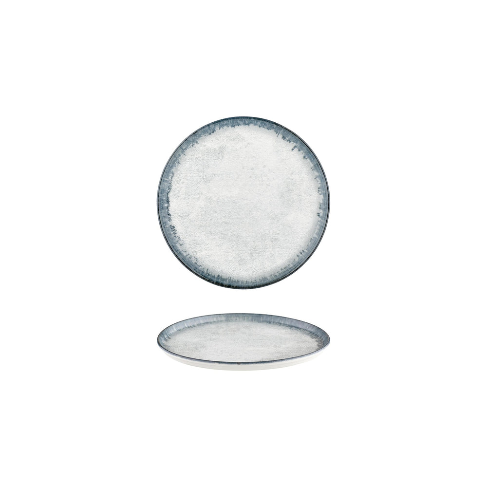 Smooth Ambience Blue dia.7.5" Round Blue Vitrified Plate