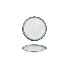 Smooth Ambience Blue dia.7.5" Round Blue Vitrified Plate
