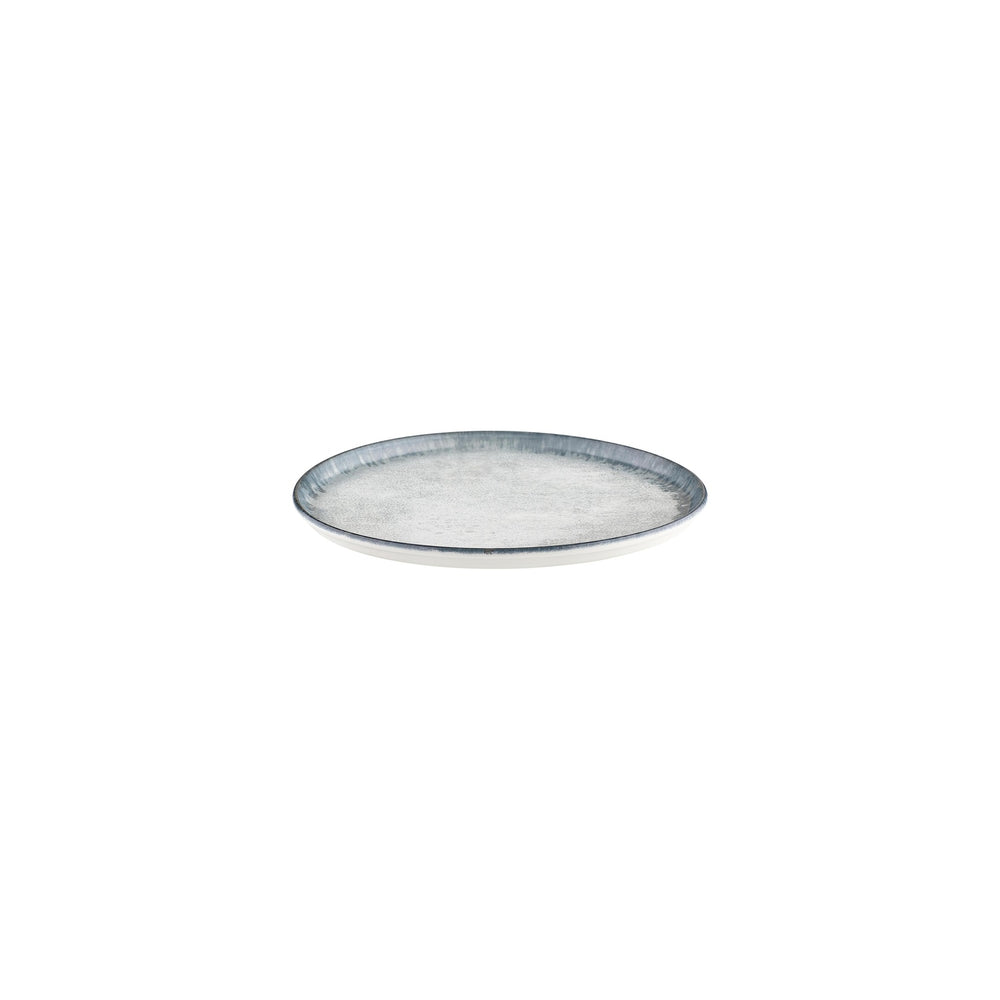 Smooth Ambience Blue dia.8.75" Round Blue Vitrified Plate