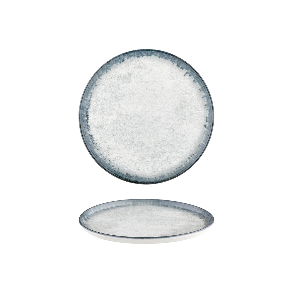 Smooth Ambience Blue dia.9.75" Round Blue Vitrified Plate