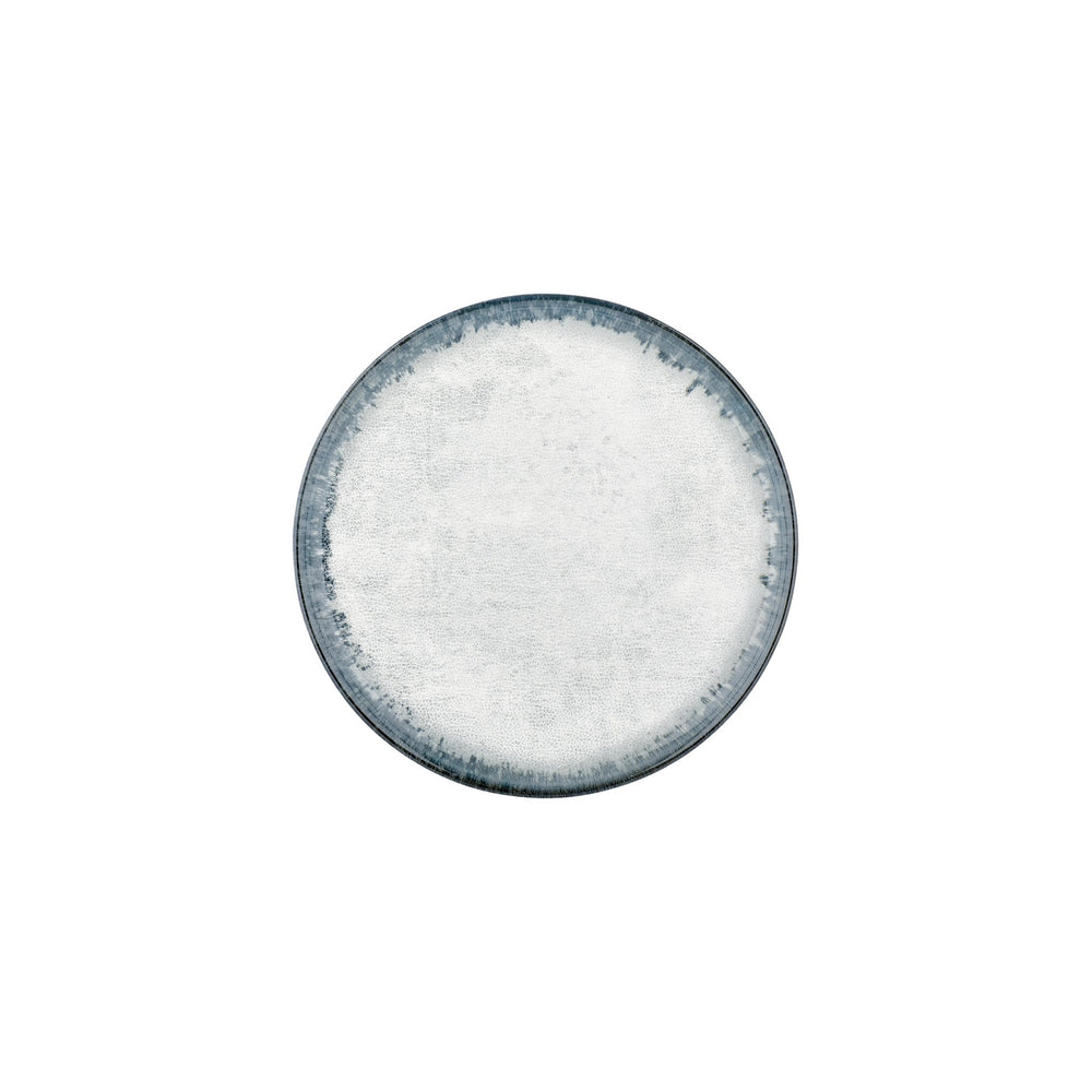 Smooth Ambience Blue dia.9.75" Round Blue Vitrified Plate