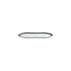 Smooth Ambience Blue 10.25" x 6" Rectangular Blue Vitrified Plate