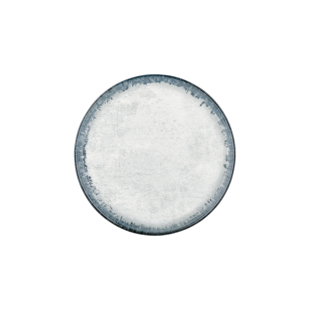 Smooth Ambience Blue dia.11" Round Blue Vitrified Plate