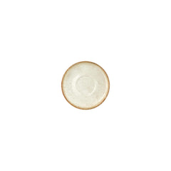 Smooth Ambience Yellow dia.5" Round Beige Vitrified Saucer