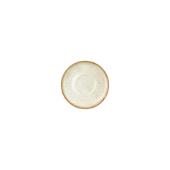 Smooth Ambience Yellow dia.5" Round Beige Vitrified Saucer