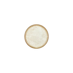 Smooth Ambience Yellow dia.6.25" Round Beige Vitrified Plate