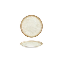 Smooth Ambience Yellow dia.7.5" Round Beige Vitrified Plate