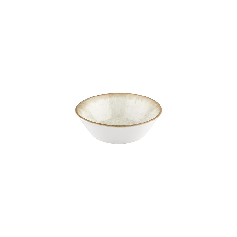 Smooth Ambience Yellow dia.7.75" h:0" 36 oz. Round Beige Vitrified Bowl
