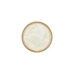 Smooth Ambience Yellow dia.8.75" Round Beige Vitrified Plate