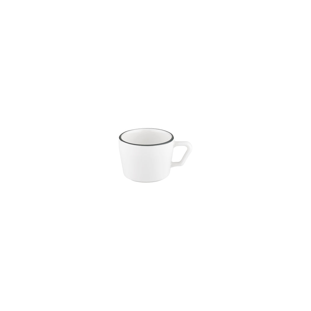 Smooth Ambience Blue dia.2.25" h:0" 3 oz. Round Gray Vitrified Espresso Cup