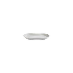 Illusion 7.5" x 4.25" x h:0" Oval Blue Vitrified Platter