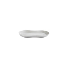 Illusion 9.5" x 5.5" x h:0" Oval Blue Vitrified Platter