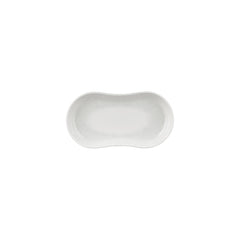 Illusion 9.5" x 5.5" x h:0" Oval Blue Vitrified Platter