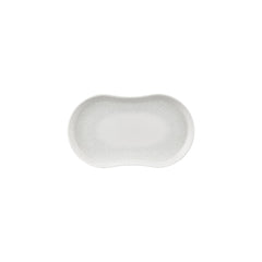 Illusion 10.25" x 6" Rectangular Blue Vitrified Plate