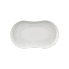 Illusion 15" x 7.75" x h:0" Rectangular Blue Vitrified Platter