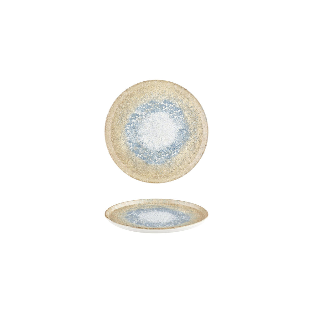 Smooth Reaction dia.6.25" Round Yellow Vitrified Plate